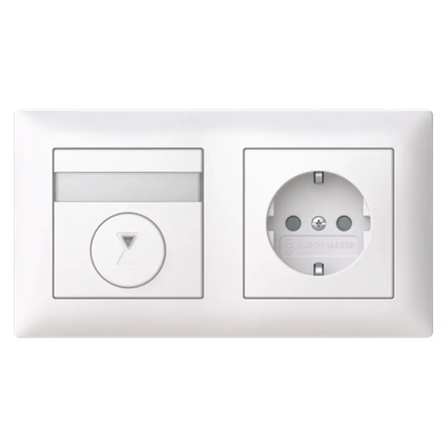 ABB Saga Hörnbox Timer med 1-vägsuttag