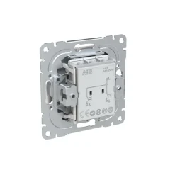 ABB Saga Tryckknapp Kron Återfjädrande
