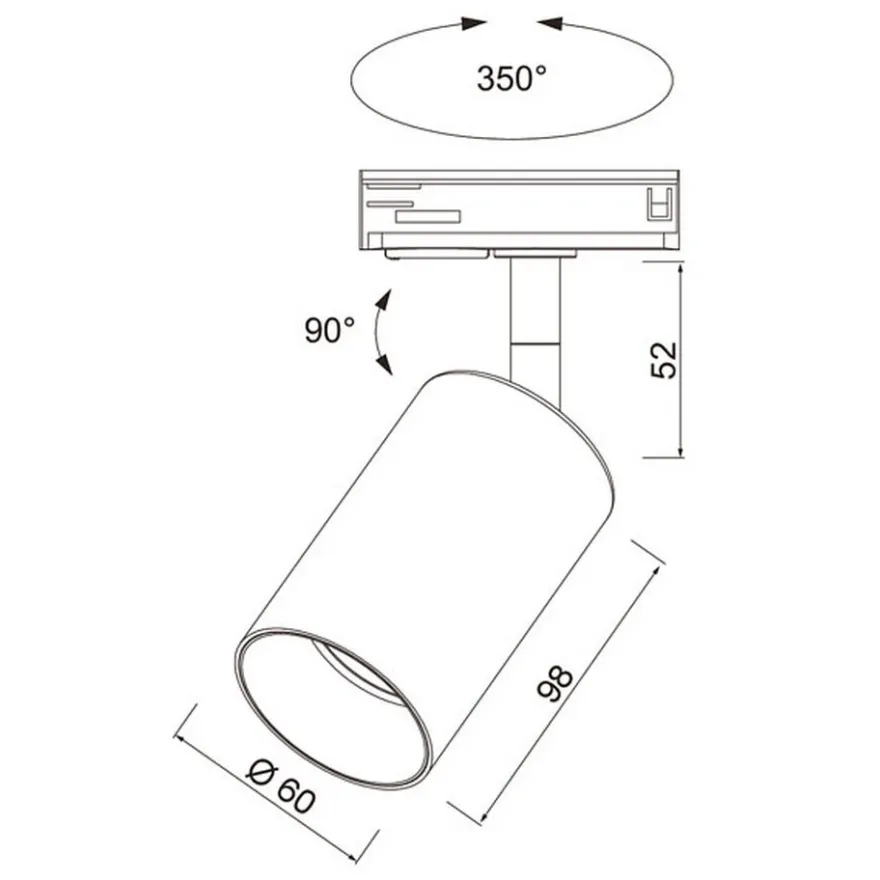 Airam Beam Pro GU10 Skenspot 3-fas