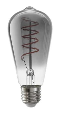 Airam Filament LED Smoke Edison E27 dim