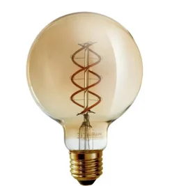 Airam LED Amber Glob Spiral E27 Dim