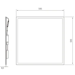 Airam LED Panel Plata 40W/830 OP