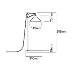 Airam Lily Växtlampa Bord 9W 4000K 550lm