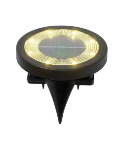 Airam Novatar LED solcells markarmatur Ø11,6cm svart