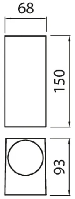 Airam Sund Vägglampa IP44