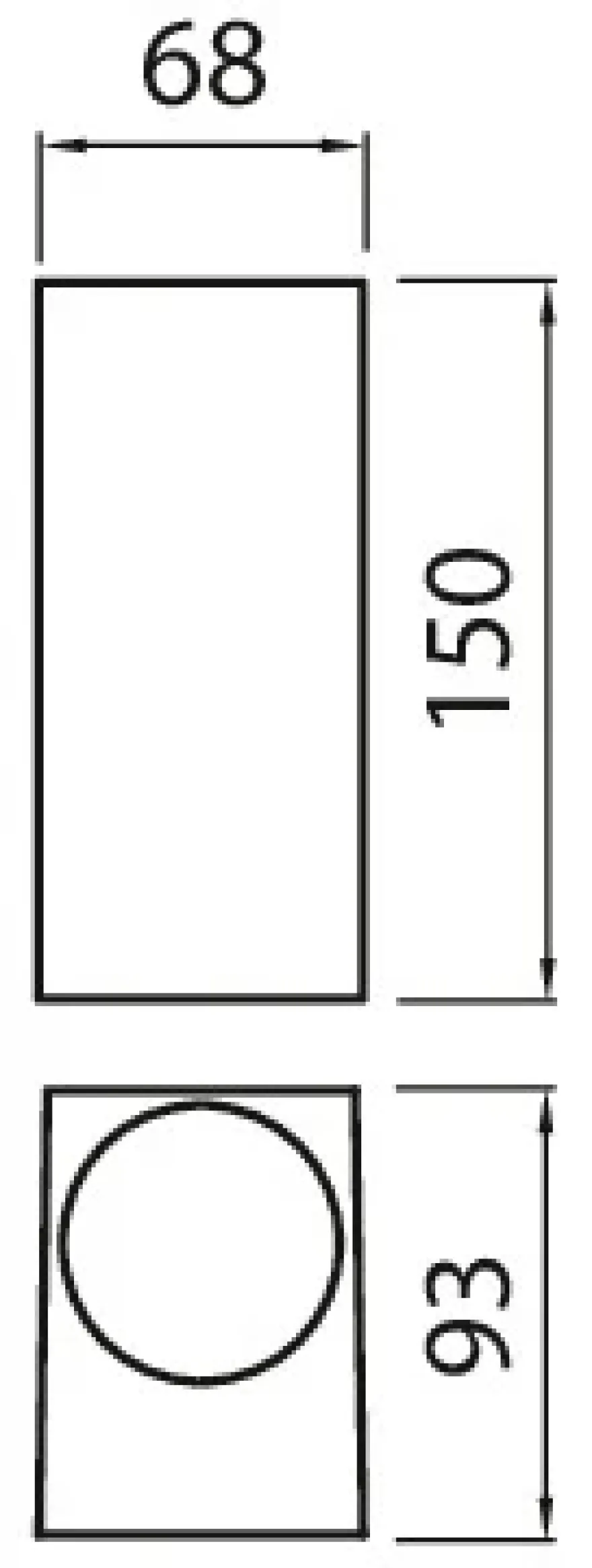 Airam Sund Vägglampa IP44