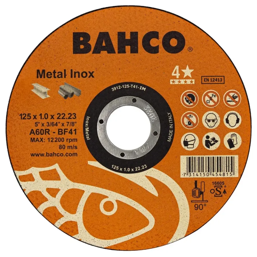 Bahco Kapskiva 230x3.0 Metall/Rostfritt Stål