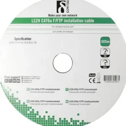 Deltaco FTP Cat6 Löpmeter