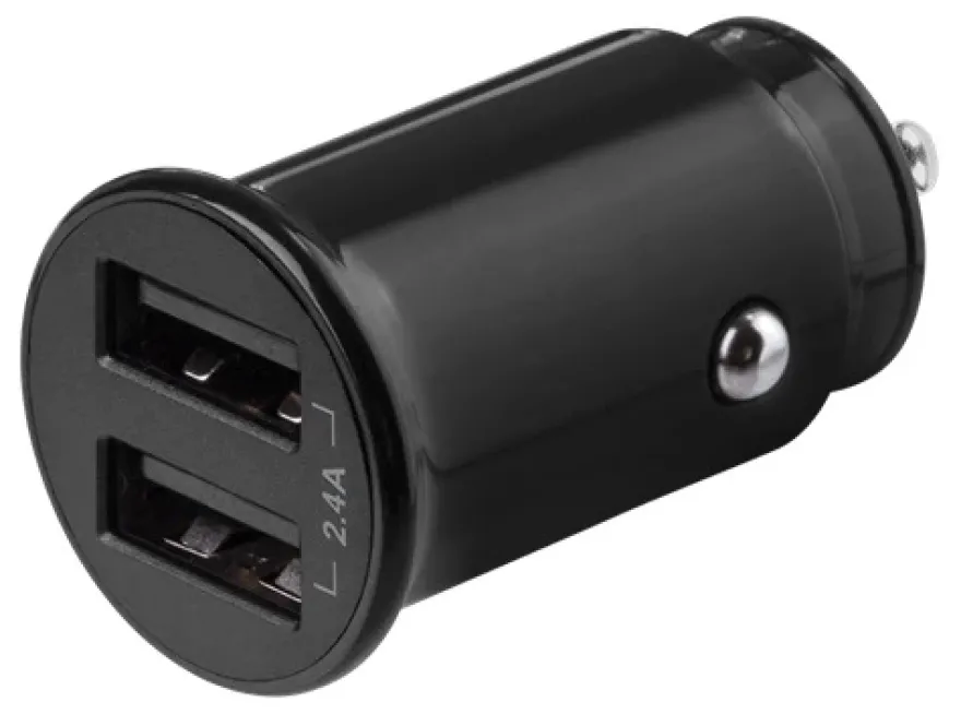 Deltaco 12V USB-billaddare USB-A