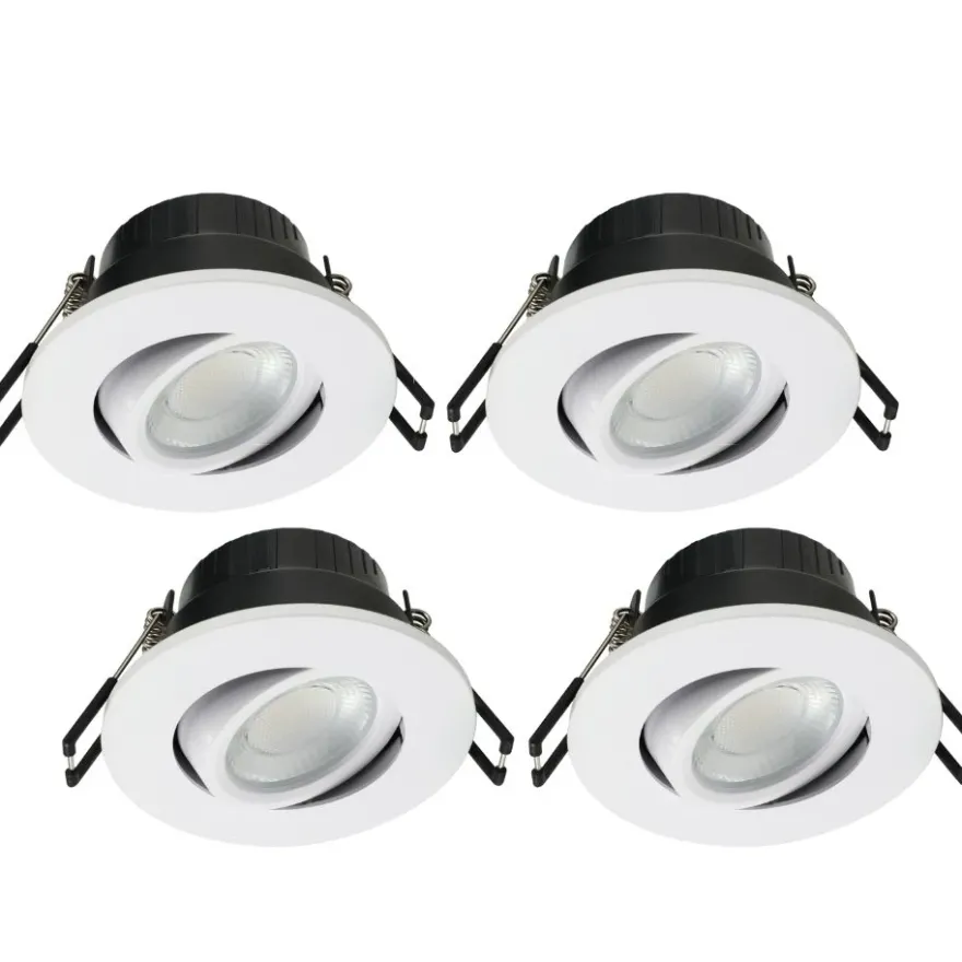 Designlight Cheapy LED Downlight 5W 4CCT 4-pack