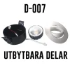 Designlight D-007 Downlight 7W 230V IP44