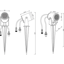 Designlight Decky Spett Markspotlight 24VDC