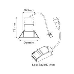 Designlight D-LS1016/D-LS1017/D-LS1018 Bastuspot