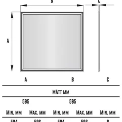 Designlight Panel 60x60 Sixty 3K D