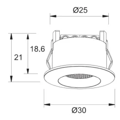 Designlight Q-19MW-10 Minidownlight 10-pack