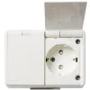 Elko 2-vägs UTP IP44 440V med Lock Renvit