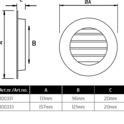 Flexit Galler Aluminium