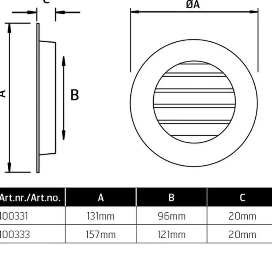 Flexit Galler Aluminium