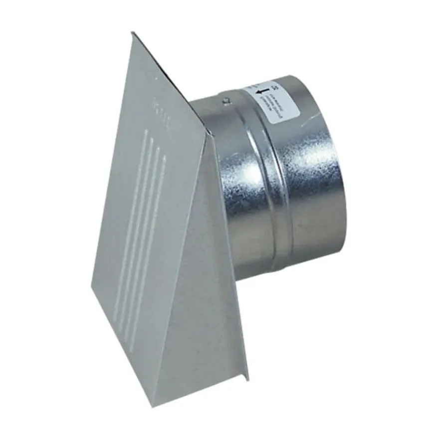Flexit Ventilatorkåpa Spjäll Ø100mm Aluzink