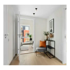 Fotlamphållare Porslin Rak Ø100mm E27