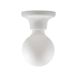 Fotlamphållare Porslin Rak Ø100mm E27