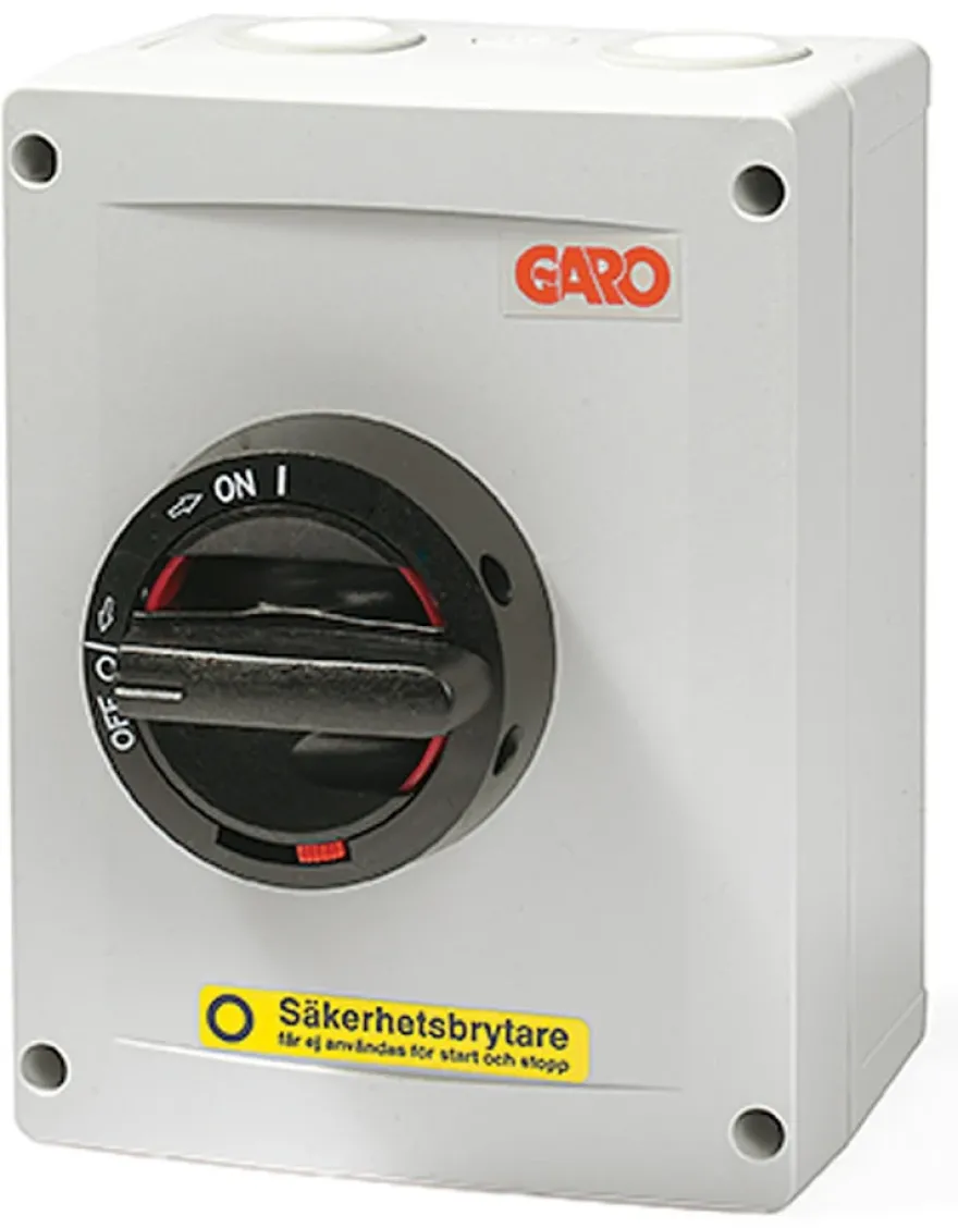 Garo Säkerhetsbrytare SBG 640H 6-polig 40A