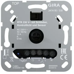 Gira Golvvärmetermostat Insats 230V/10A
