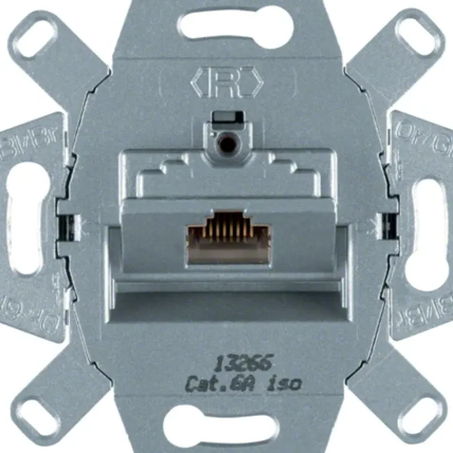 Hager Datauttag Cat6 RJ45 Skärmat