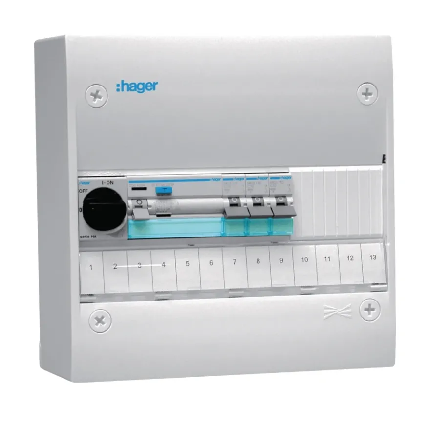 Hager Förmonterad Normcentral Quick Connect