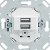 Hager USB-ladduttag