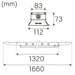 Hide-a-lite Indline G2 IP23 L Asym DALI