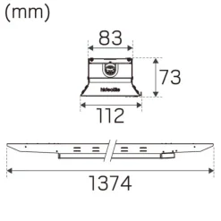 Hide-a-lite Indline G2 IP23 Sport M DALI