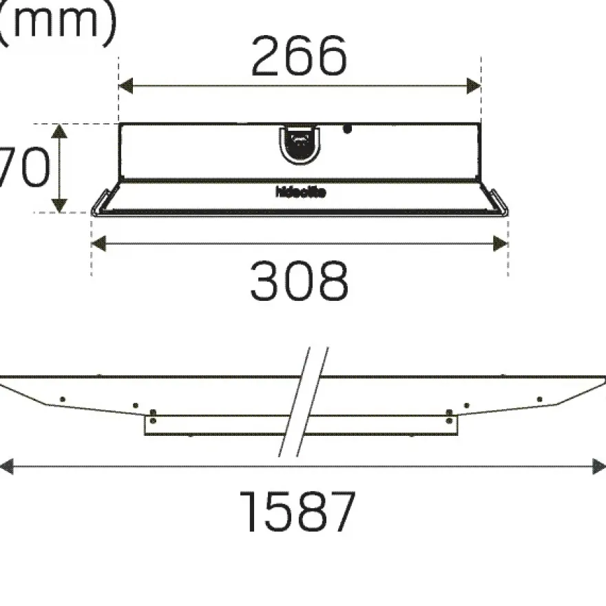 Hide-a-lite Indline Sport Grid IP23 XXL 90° Wide 4000K