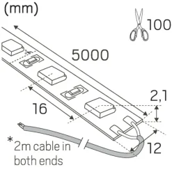 Hide-a-lite LEDstrip RGBW IP20