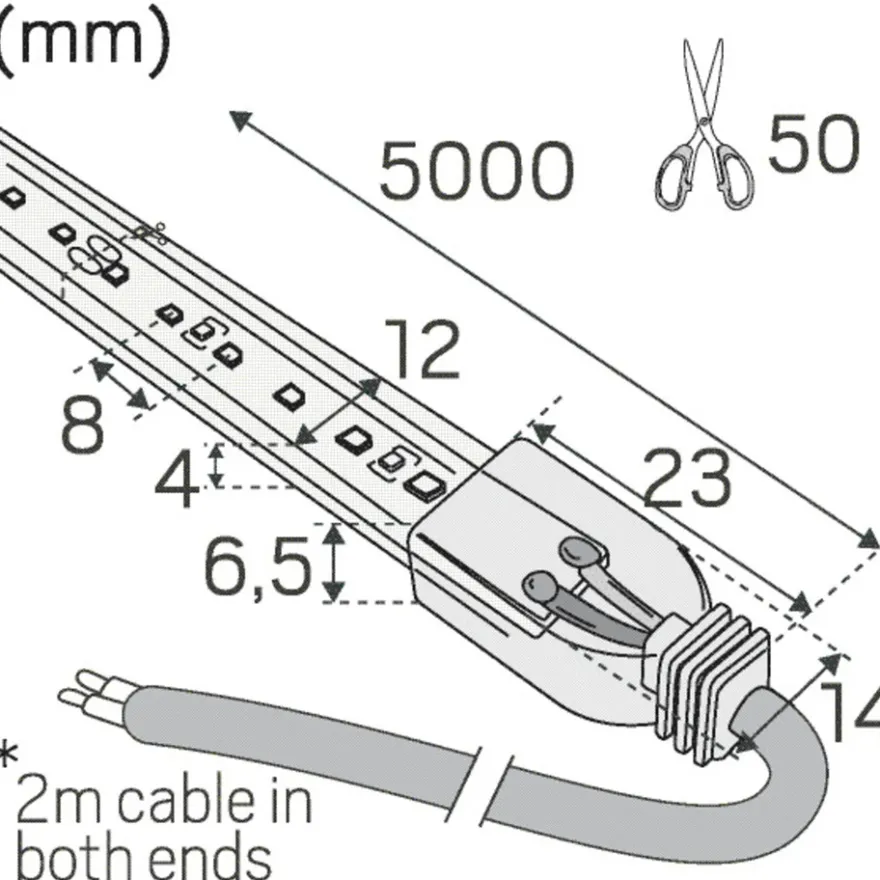 Hide-a-lite LEDstrip Tunable White IP67