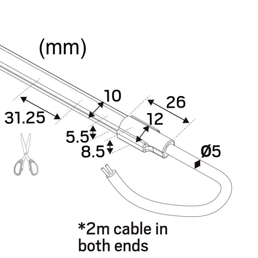 Hide-a-Lite LEDstrip 24V Line IP67 Lowlum