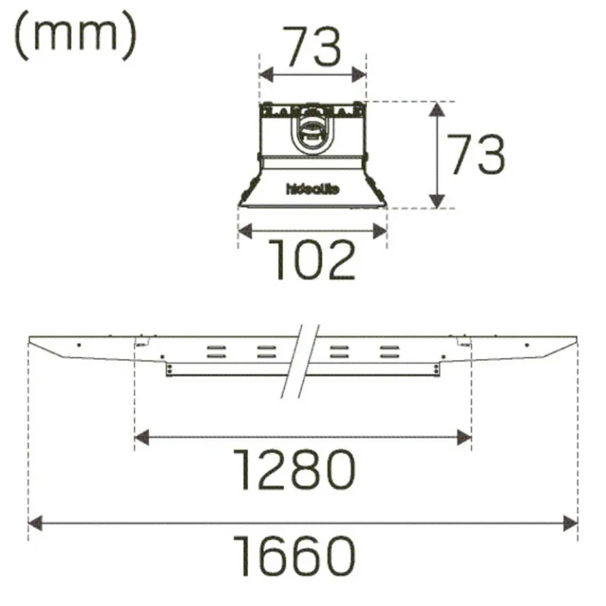 Hide-a-lite Liteline Basic IP23 L 85° 4000K 13800lm