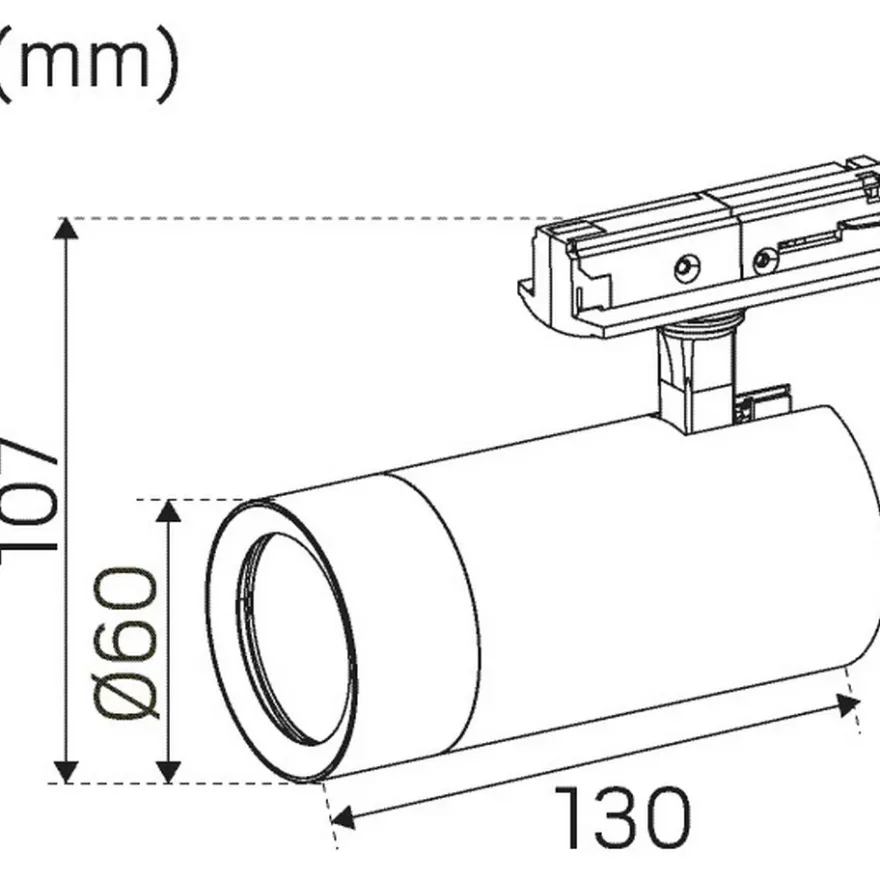 Hide a lite Track Optic XS 1-fas Spotlight Tune