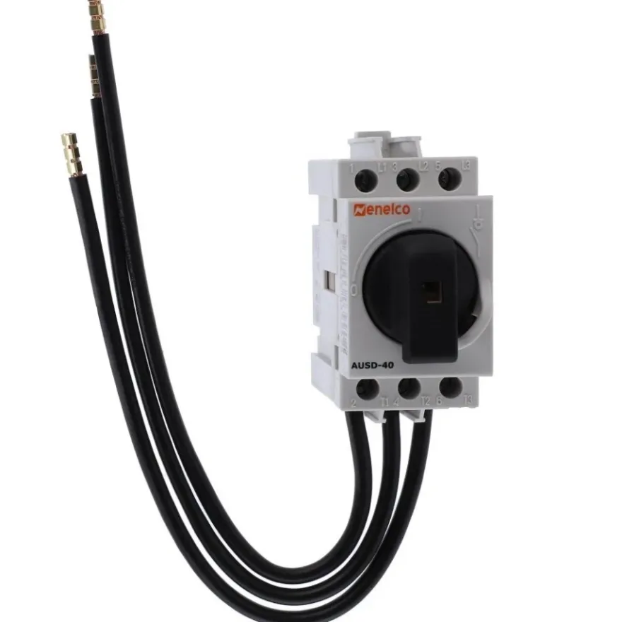 Huvudbrytare AUSD 3-pol 40A med kabel