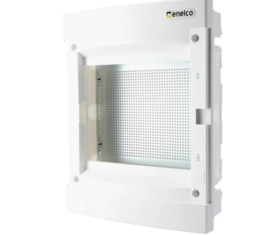 Infälld Mediacentral IP40 2-radig Plast