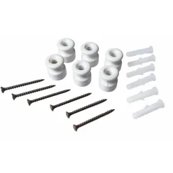 Isolatorer i porslin 6-pack