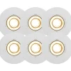 J&EL Alna Downlight Matt Vit 6-pack