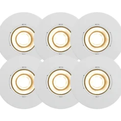 J&EL Alna Downlight Matt Vit 6-pack