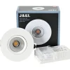 J&EL Alto Tilt LED Downlight 6,5W Vit