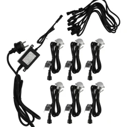 J&EL Trappstegsbelysning LED 12V 6-kit