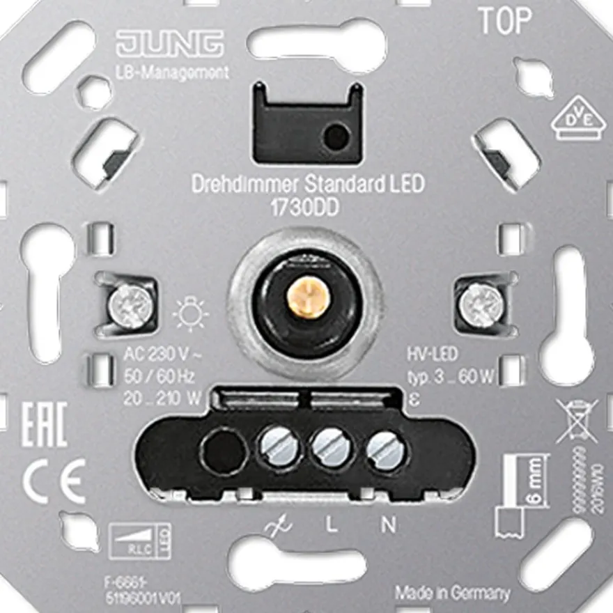 Jung LED Dimmerinsats 20-210W 1730DD