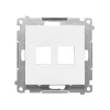 Kontakt Simon S55 Centrumplatta Keystone