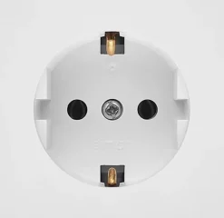 Kontakt Simon S55 1-vägsuttag UTP Jordat