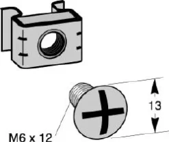 Korgmutter M6
