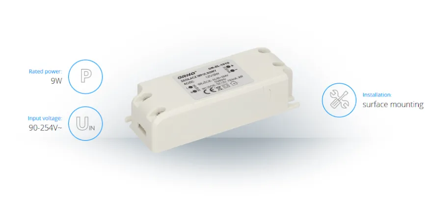 LED driver 12V DC 9W